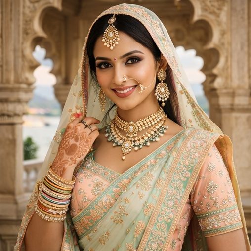 Gold designer party wear outfit with festive embroidery by Pehnawa by SS